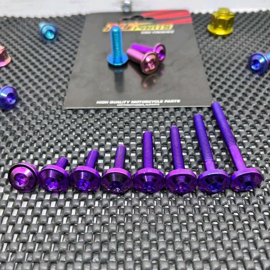 Baut Titanium M6 Drat 10 Model Bighead - Image 4