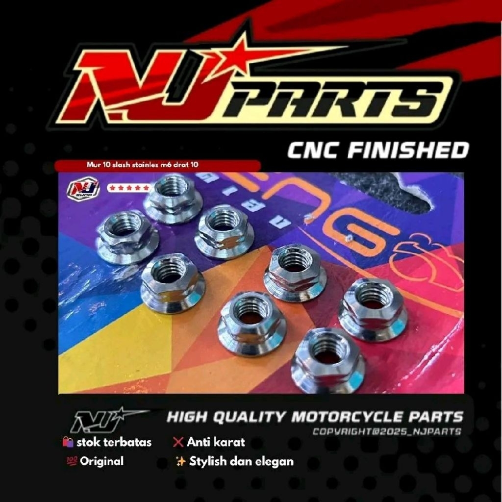 Mur Slash M6 Drat 10 Stainless Heng