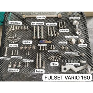 Paket Fullset Baut Stainless – Vario 160 (Bagian Terlihat)