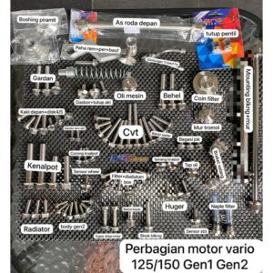 Paket Baut Probolt Hexagon 2 Kunci – Vario 125/150 Gen 1 & 2