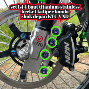 Baut Breket Kaliper Depan Set Isi 4 – Beat Scoopy Vario Stylo