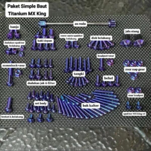 Paket Baut Titanium Per Bagian – Yamaha MX King